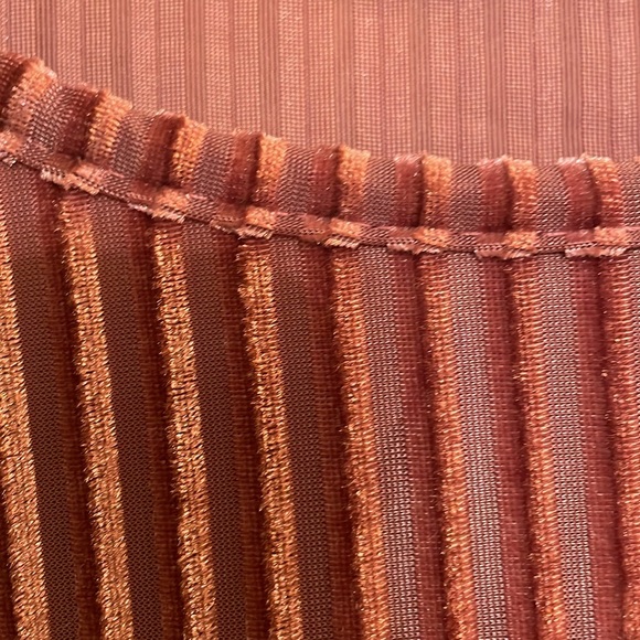 Light Pink velvet Long Sleeve Undershirt - Picture 2 of 3